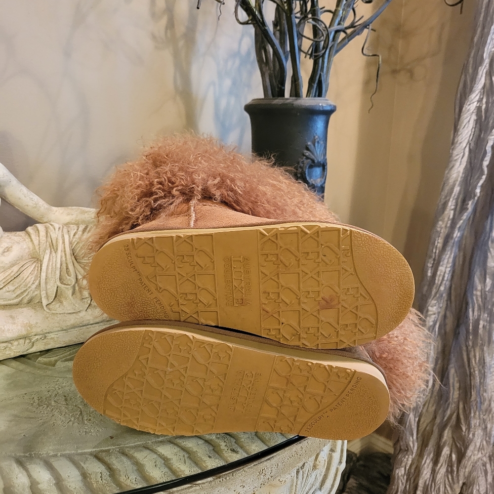Australia Luxe Collective Huns Boot Mongolian Sheep Hair Sheep in Size 8. #399 - Picture 14 of 17